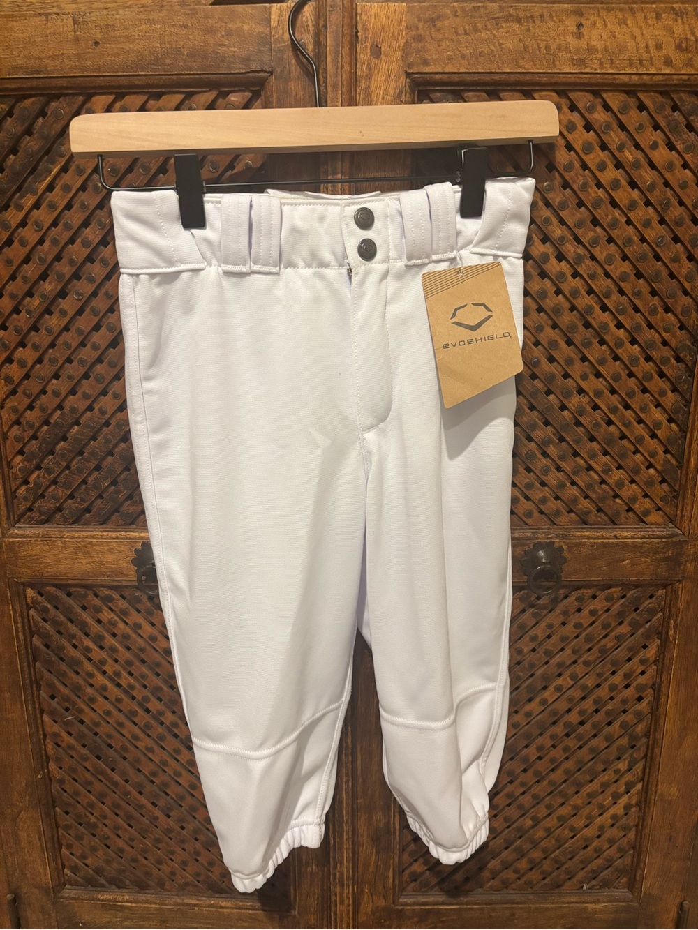 EvoShield Kids White Baseball Joggers